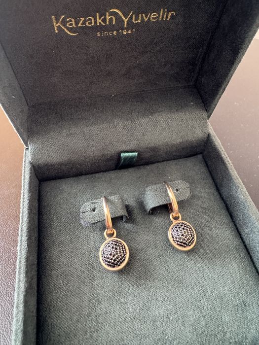 Серьги трансформеры золото 585