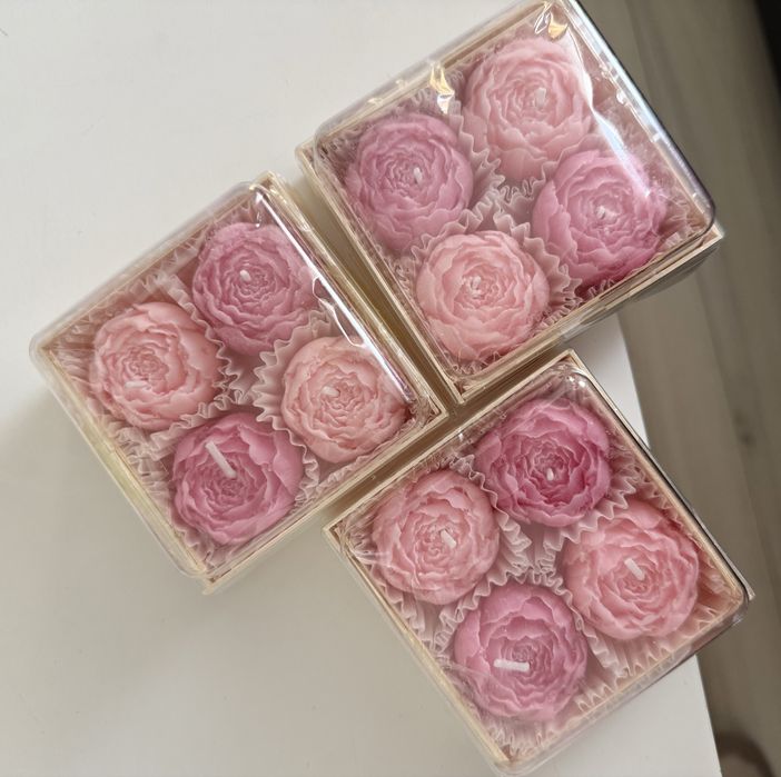 Lumanari parfumate forma trandafiri