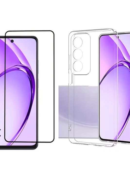 OPPO A40/A60/A80/A5 PRO Husa Crystal Clear + Folie Sticla 6D Curved