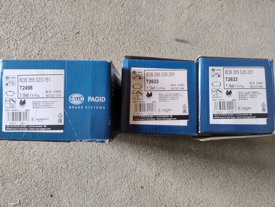 Discuri+ plăcute frână Hella Pagid  - Audi, VW, Skoda, Seat,