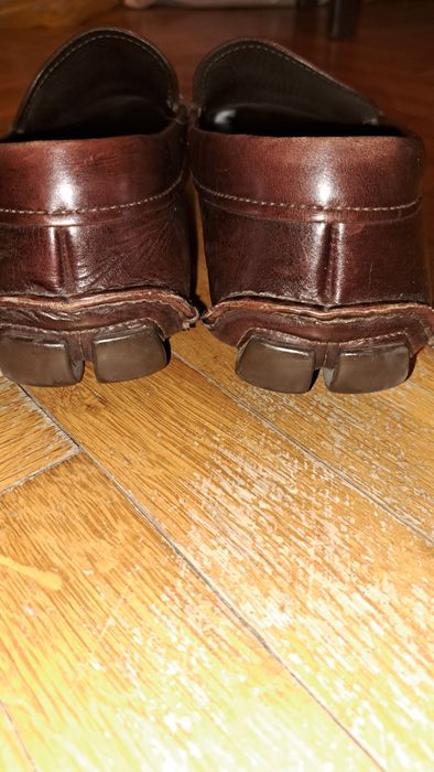 Обувки естествена кожа Прада PRADA