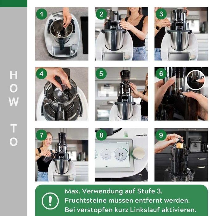 Storcator pentru Thermomix Leckerhelfer Saftpro
