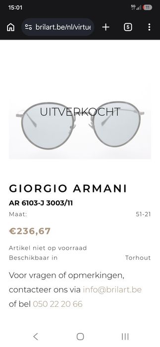 Ochelari Giogio Armani