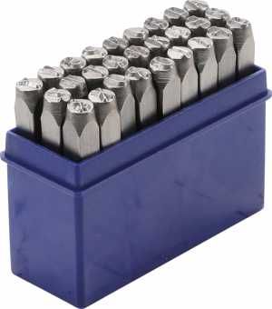 Букви за щамповане к-т 27 части BGS