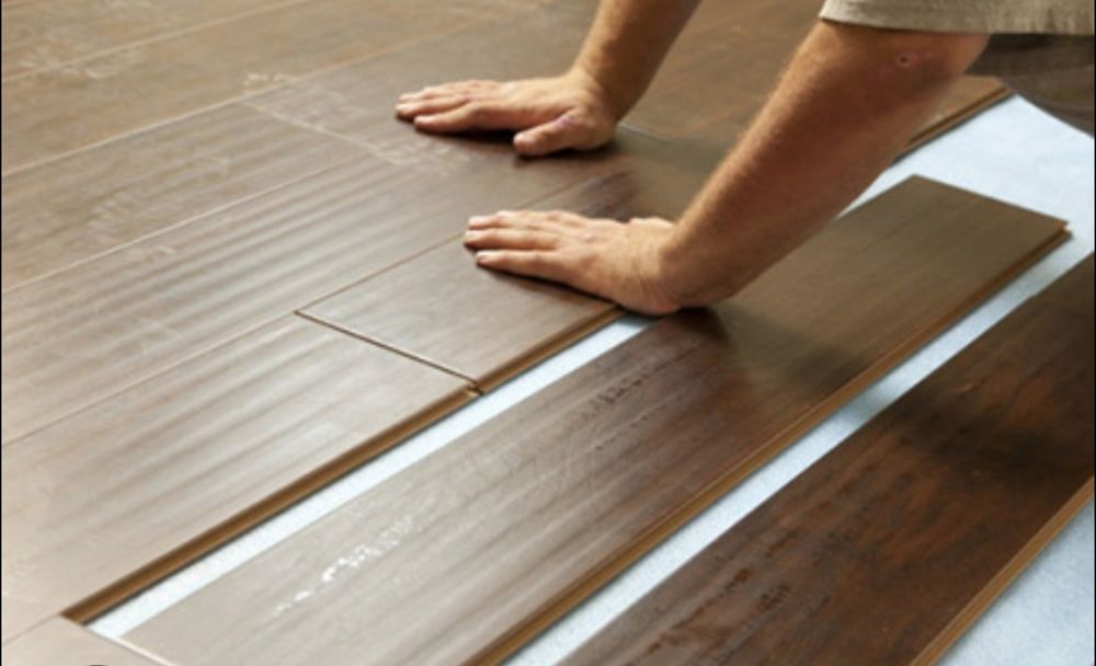 Укладка ламената  линолеума