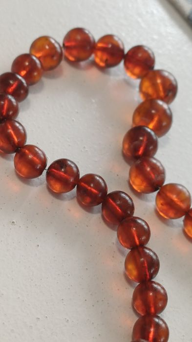 Colier chihlimbar cu incuietoare Aur 14k .c.c 1g