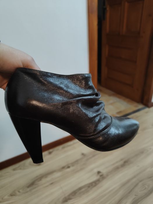 Botine Minelli piele naturala maro