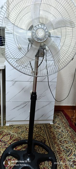 Ventilator shomoli zoʻr beradi