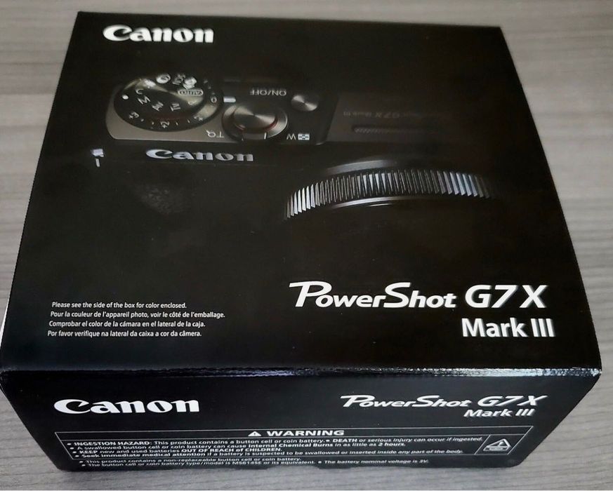 Canon PowerShot G7 X Mark III 20.1MP Point & Shoot Digital Camera New Black