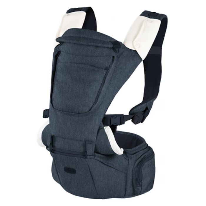 Marsupiu Chicco, 0-3 ani (folosit doar de 2 ori) cu suport pentru sold - albastru denim