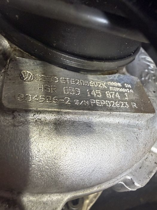 Турбо turbo  Garrett GTD2060VZK 059145874J Audi VW 3.0TDI 204к.с. 245к.с.