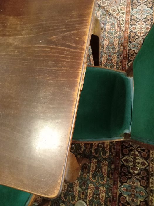 Masuta, Scaune vintage, lemn masiv