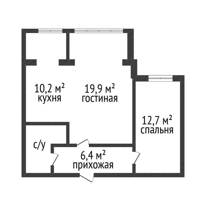 Продажа 2-комнатной квартиры бородина 107