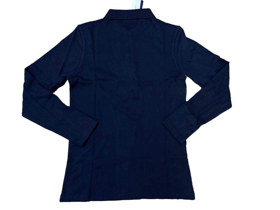 Мъжка блуза с яка Tommy Helfiger Slim Fit - L - Синя