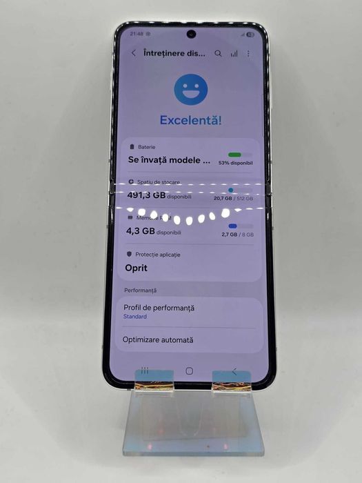 Samsung Z Flip 5, MEM 512GB, RAM 8GB, Amanet Doamna Ghica, Cod: 94292