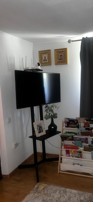 Vand suport tv cadru otel