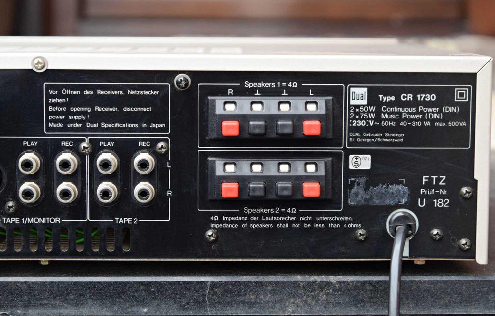 Amplituner Dual CR 1730, amplificator