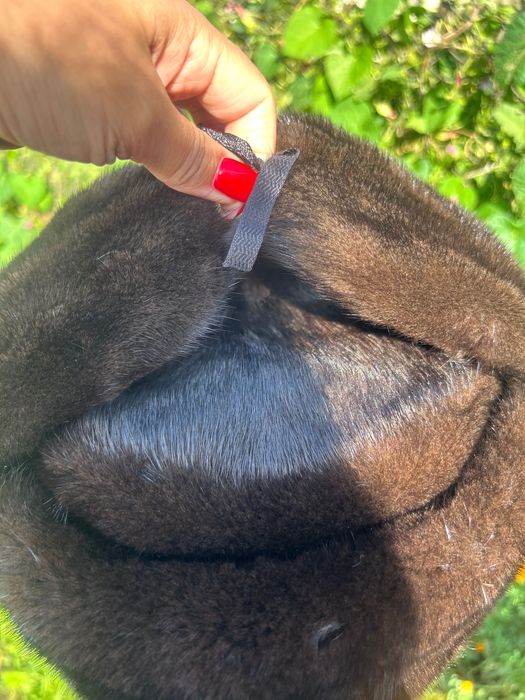 Норковая шапка мужская