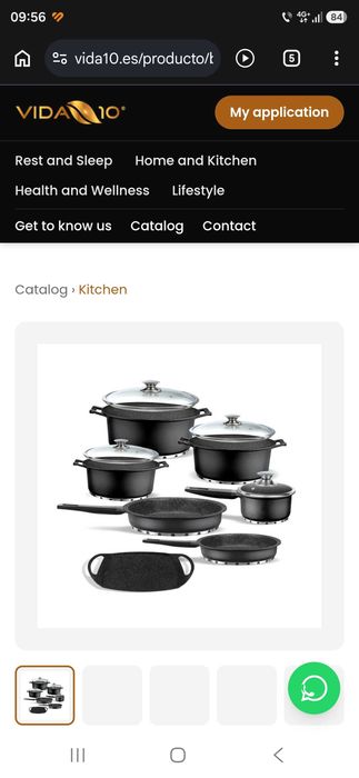 Set de vase de gătit Chef Evolution din titan