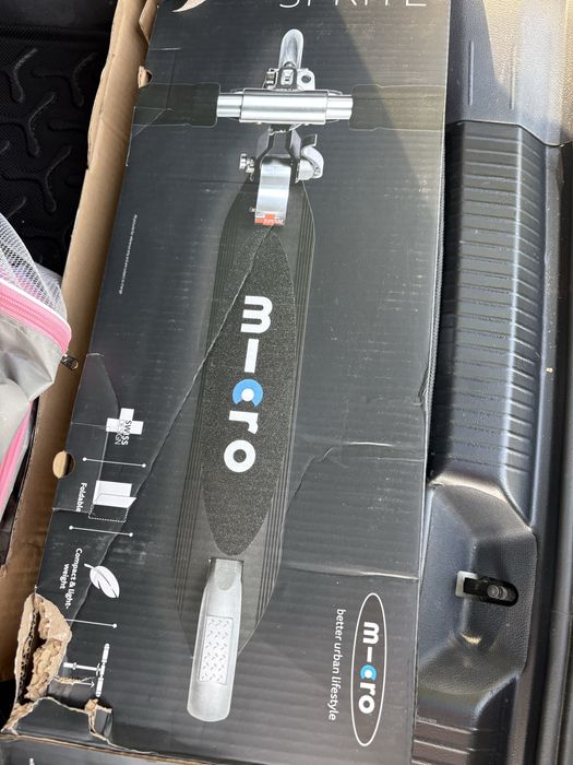 Самокат Micro Sprite Stripe Led