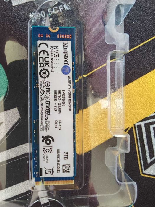 Нов ! 2TB Kingston NV3 M.2 2280 PCIe 4.0 NVMe SSD | SNV3S/2000G