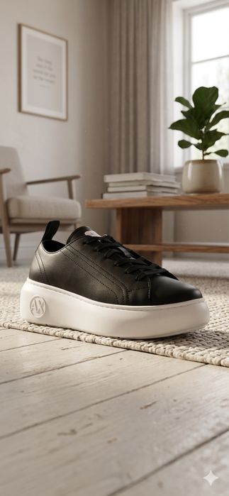 Armani Exchange  черни кецове