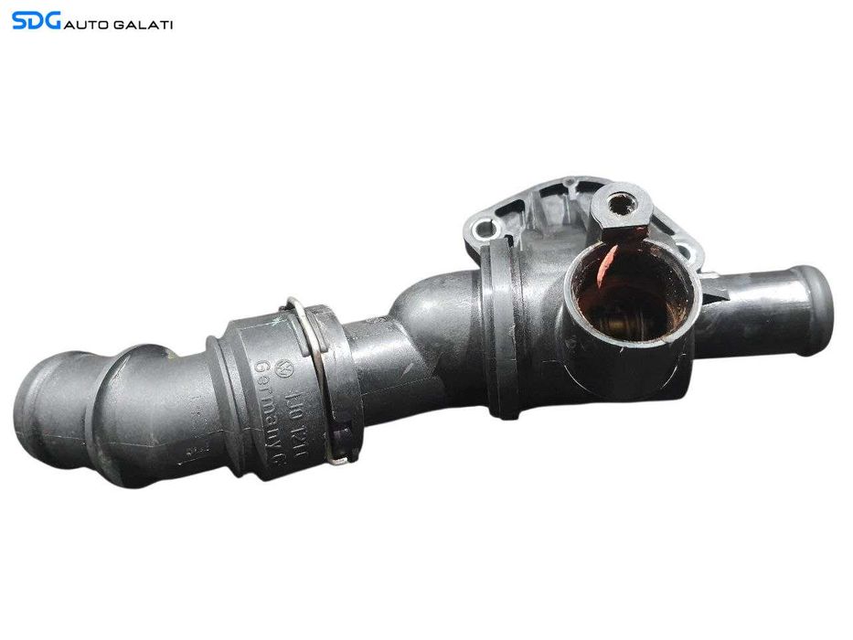 Corp Carcasa Termostat Lichid de Racire cu Cot Volkswagen EOS 2.0 FSI 2006 - 2015 Cod 06F121111G [N3136]