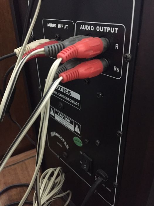 Акустическая система сабвуфер колонка