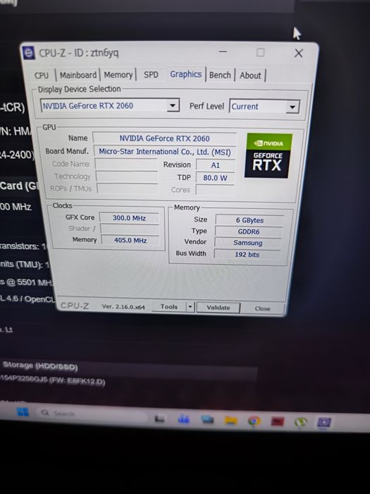 Laptop Gaming MSI GF65 Thin i7-9750H / RTX 2060 / 24GB RAM / 120Hz