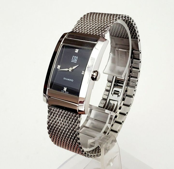 Ceas unisex Movado Esquire ESQ DIAMOND E5079 nepurtat in stare foarte