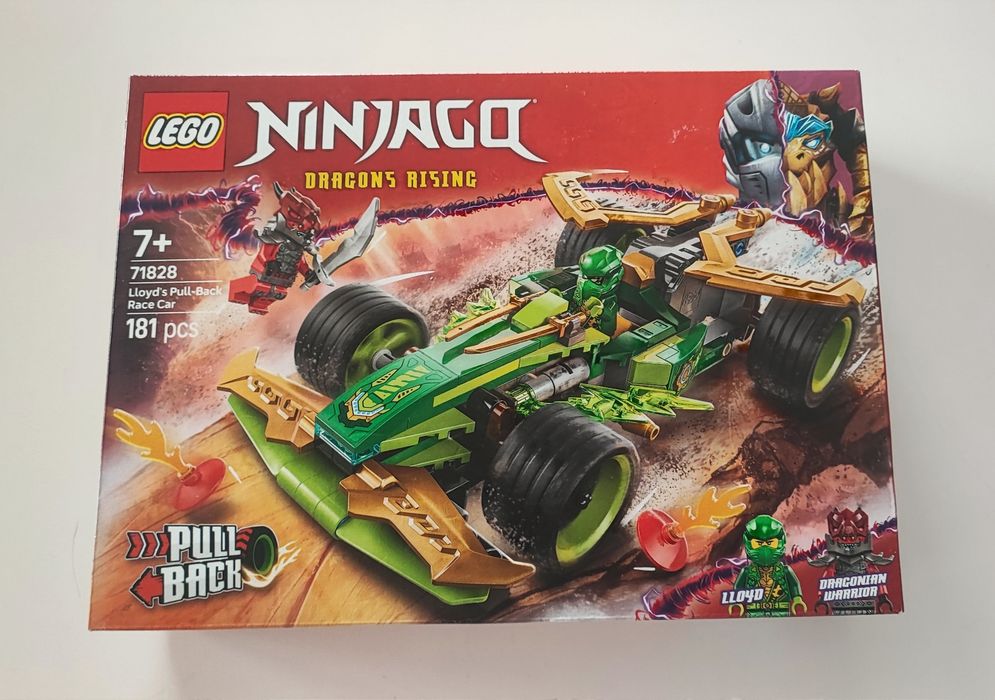 Ново LEGO NINJAGO 71828: Lloyd's Pull-Back Race Car