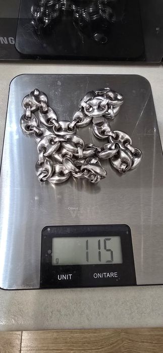 Сребърен мъжки синджир