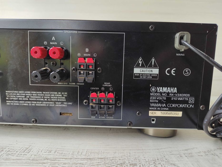 Ресивър Yamaha RX-V340RDS – 5.1-канален аудио приемник
