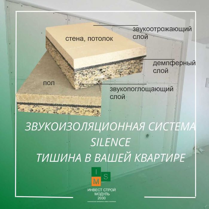 Звукоизоляция стен, пола, потолка