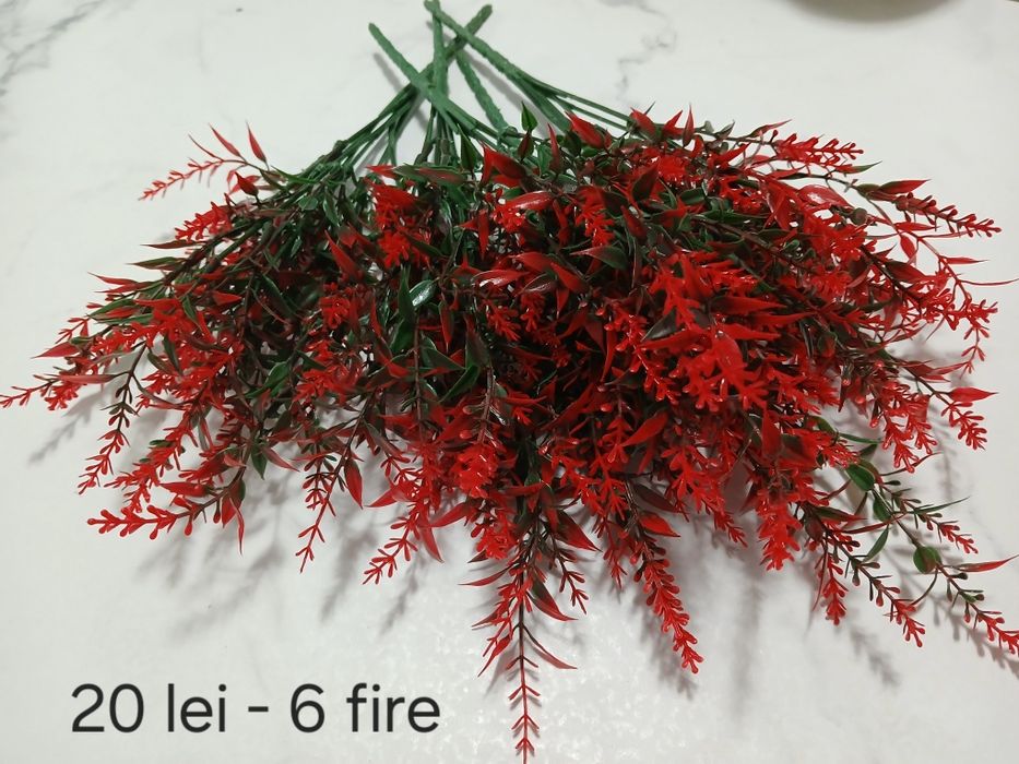 Vând flori artificiale decorative - diverse modele