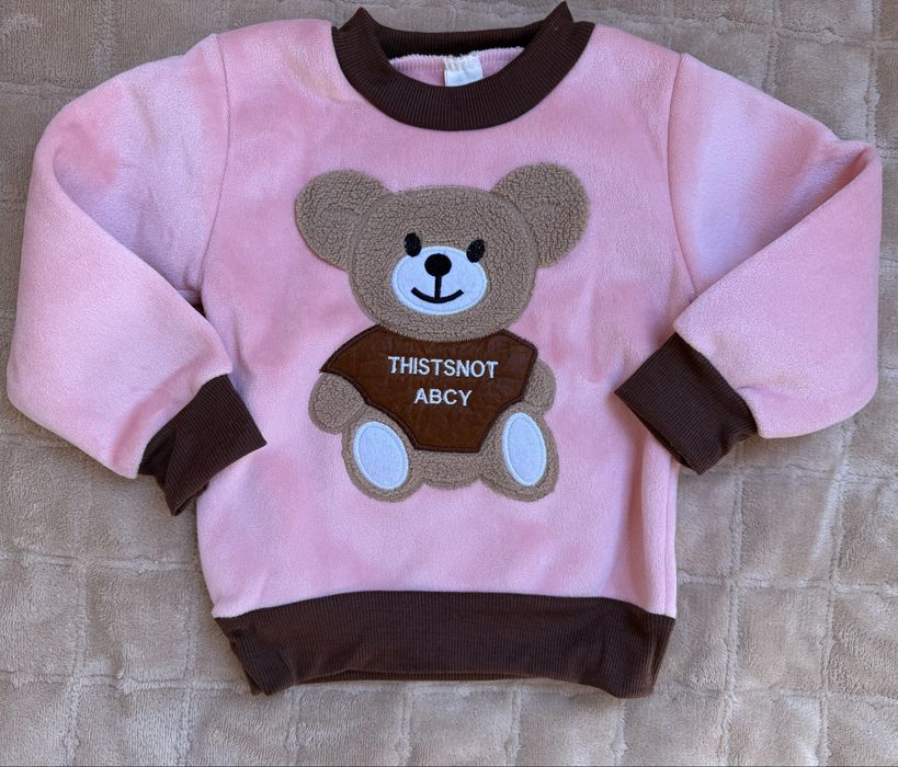 Екип от 3 части с мече за момиче 2/3 години