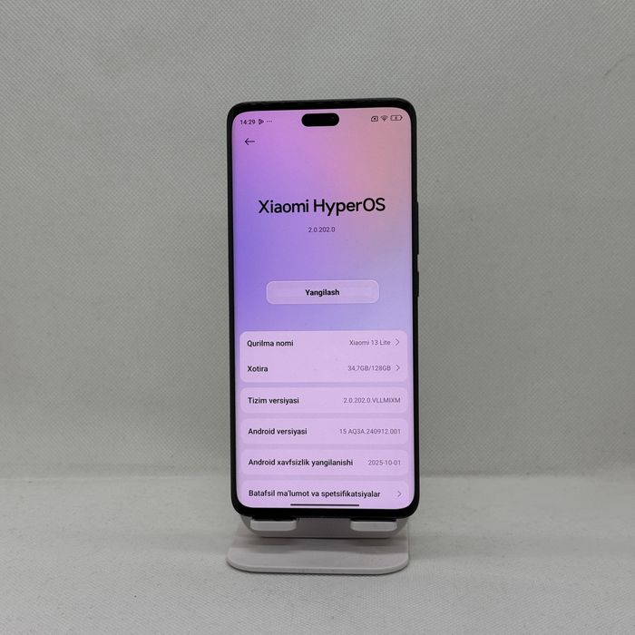 Xiomi 13 lite 5G flagmin madel