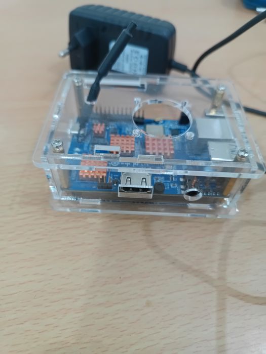 Orange Pi 3 LTS 2GB RAM 8GB eMMC + carcasă + alimentator WiFi BT