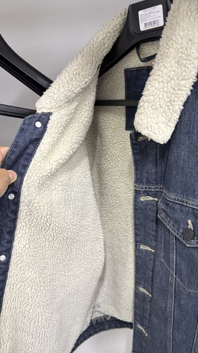 Джинсовая куртка с мехом only&sons