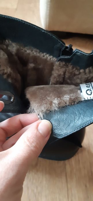 Ботинки, зима, натуральная кожа