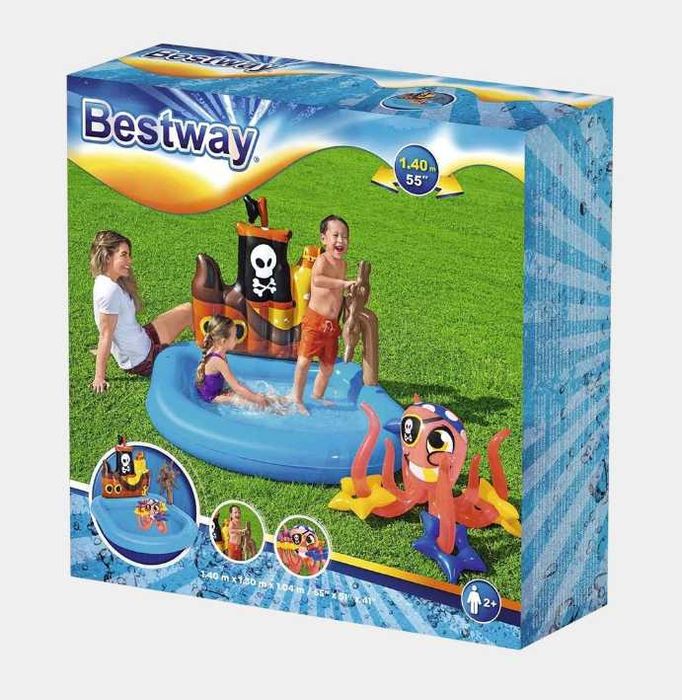 Бассейн надувной-140х130х104 см. 84 литр. Доставка бесплатно