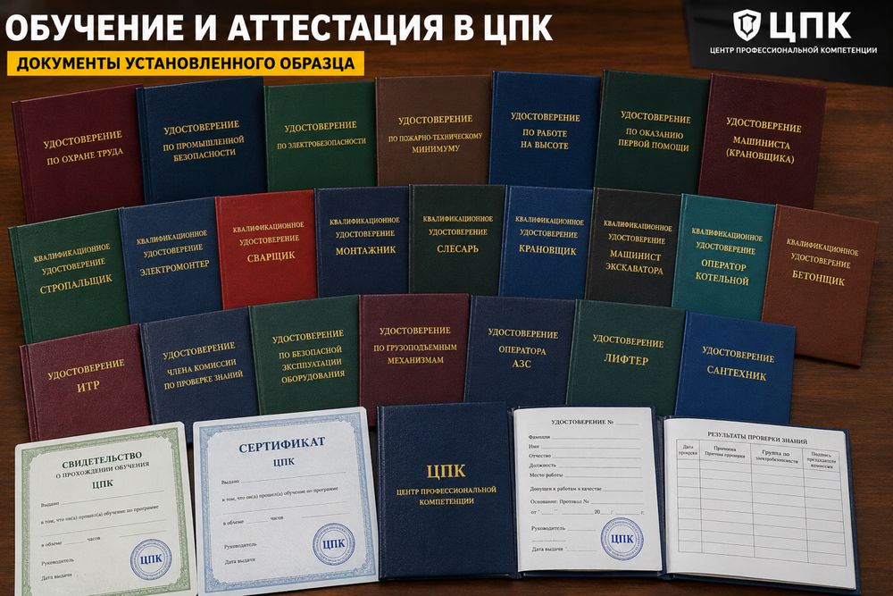 Корочки, свидетельства, сертификаты, удостоверения, птм, биот, промбез