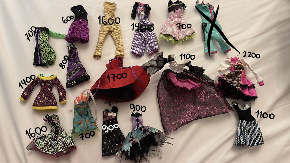 Одежда Монстер Хай Monster high: 1 000 тг. - Игрушки Алматы на Olx