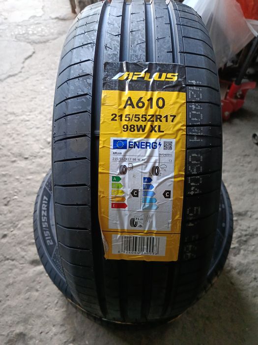 НОВИ ЛЕТНИ -17цола -215/55-1бр.-69€-."APLUS"-с монтаж и баланс