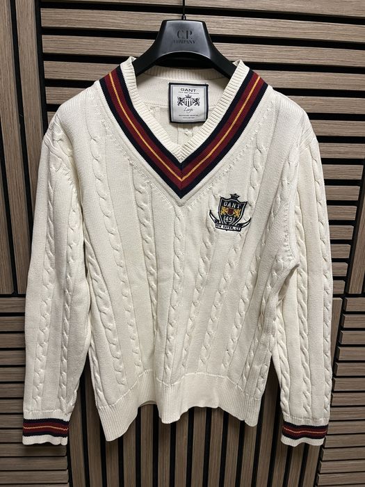 GANT Embroidered V Neck Cricket Jumper - : размер Л/ХЛ Оригинал