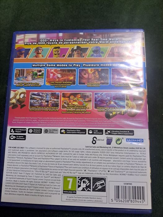 Worms Rumble Fully Loaded Edition PS5