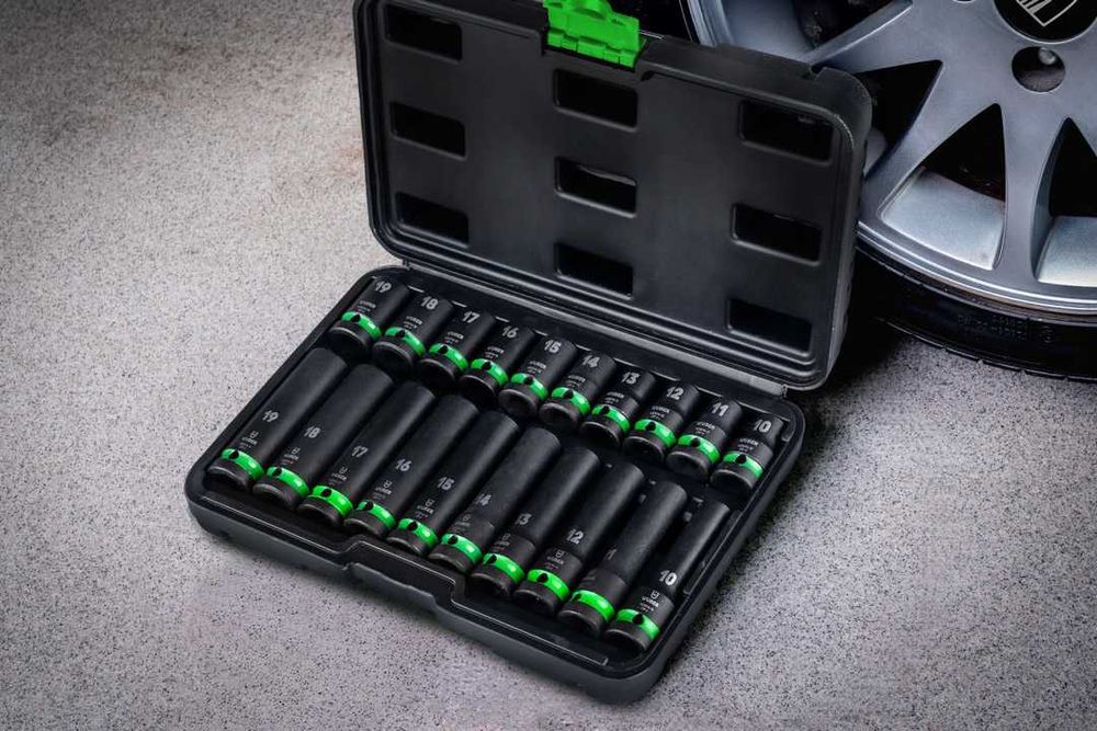 Set chei tubulare impact 1/2” Wuber, 20 piese