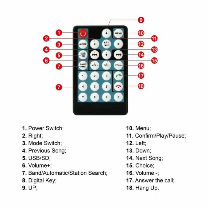 7" Мултимедия 2 din Touch Screen Bluetooth Mp5