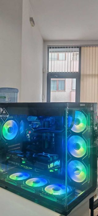 Мощен Геймърски Компютър Ryzen 5 7500X3D/32Gb DDR5/1TB SSD Corsair/RTX 3070TI/WIFI & BT/Гаранция