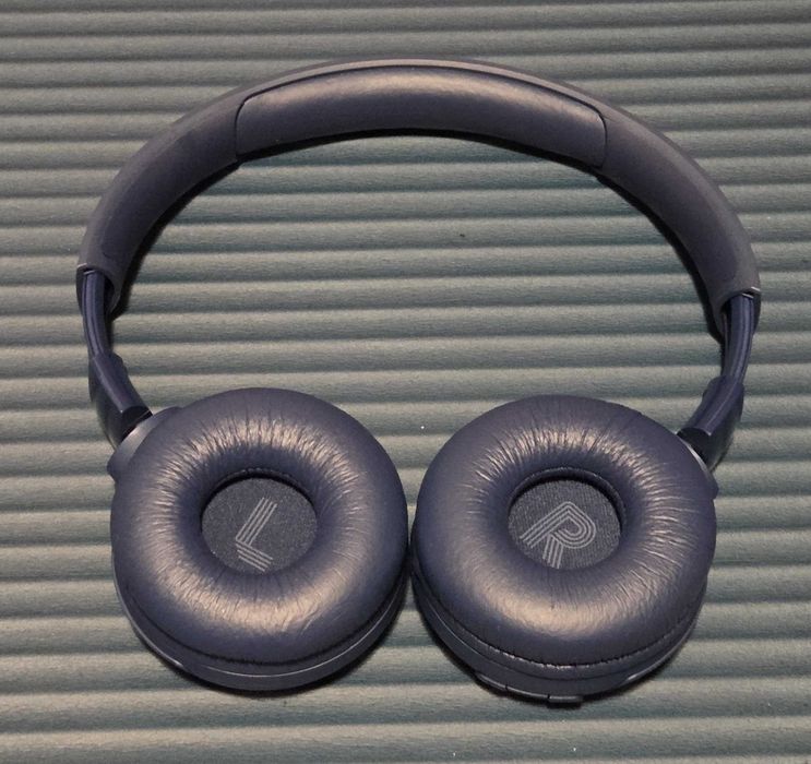 Casti audio wireless on-ear JBL Tune 520BT, Albastru
